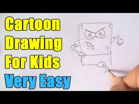 How to draw Spongebob for Kids