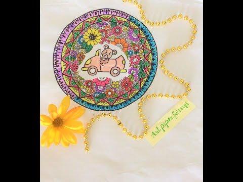 How to draw a Teddy Bear Mandala