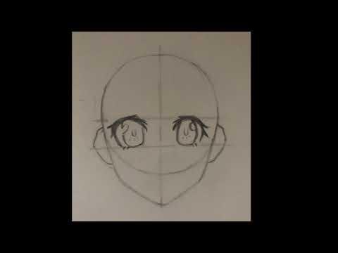 How to draw an anime face