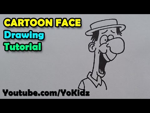 How to draw cartoon faces