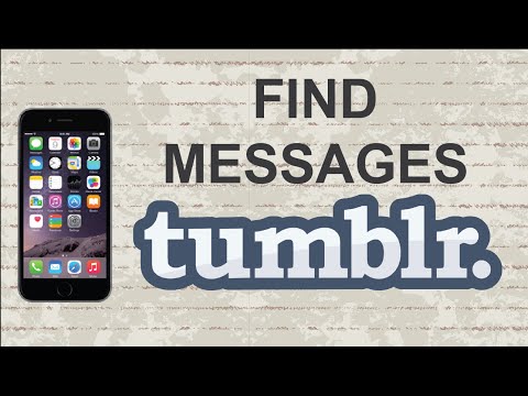 How to find messages on Tumblr | Mobile App