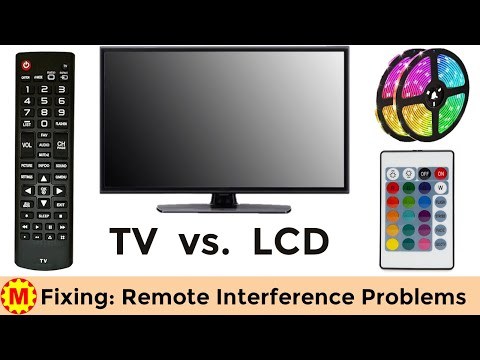 How to fix a TV and LED IR remote control interference problem with 3D printing||Electronic