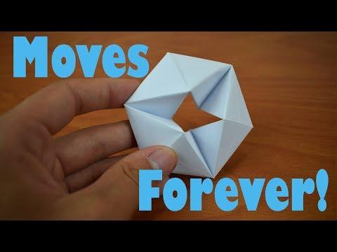 How to fold an Origami Moving Flexagon - Better than a fidget spinner!