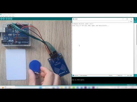 How to get the number (UID) of your RFID tag : Arduino UNO + RFID RC522 // Num&eacute;ro du badge RFID