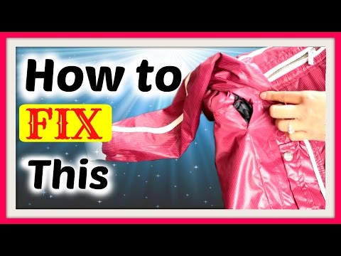 How to invisibly fix and repair an open jacket seam from within  [Secret crush on glam]