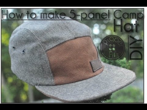 How to make 5 panel Camp Hat | ProperFit DIY