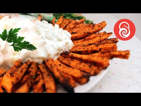 How to make Baked Sweet Potato Fries | Healthy Recipe