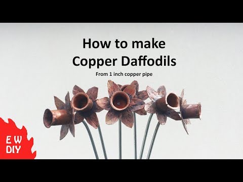 How to make Copper Daffodils DIY