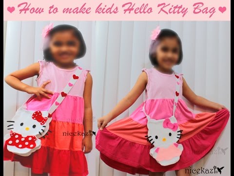 How to make Cute Hello Kitty Bag