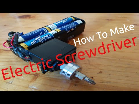 How to make Electric Screwdriver // DIY Gadget in 1 Hour