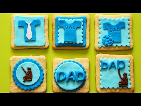 How to make Father's Day Fondant Cake Toppers