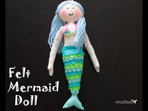 How to make Felt Mermaid Doll