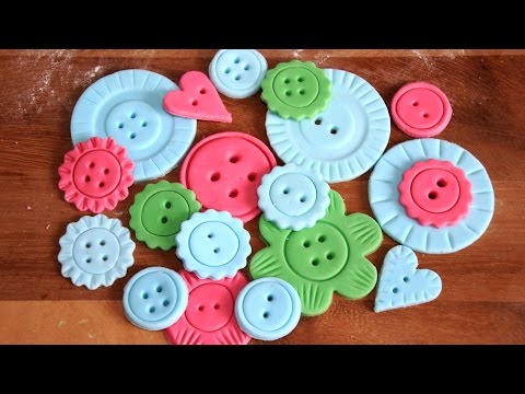 How to make Fondant Decoration Buttons