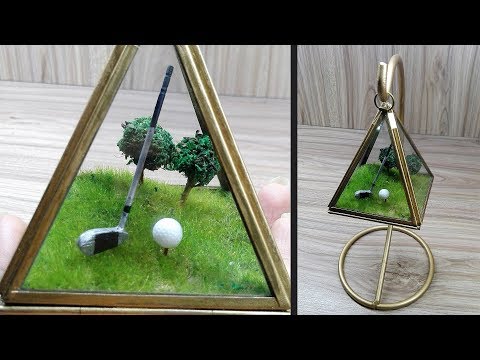 How to make Golf course Diorama