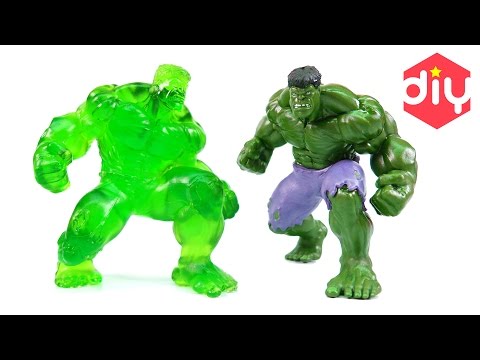 How to make Gummy Hulk !! DIY Avengers Hulk Jelly - With Hulkbuster