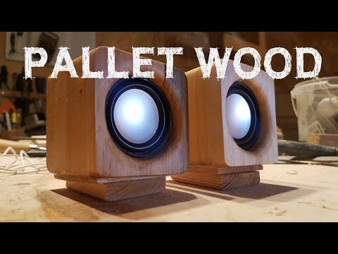 How to make Pallet Wood Block Mini Speakers