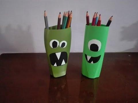 How to make Pencil Holder#Bottle Craft