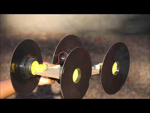 How to make RC car at home with old RC Bike parts and empty filament spool