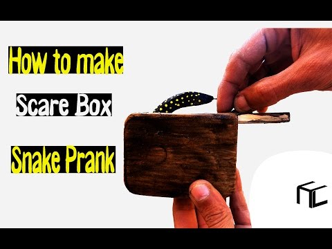 How to make Scare Box Snake Prank  (Tutorial ).