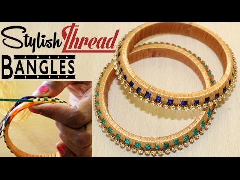 How to make Silk Thread Bangle Making at Home || Step by Step Tutorial