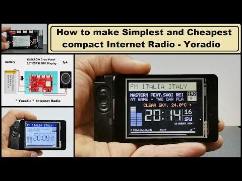 How to make Simplest and Cheapest compact Internet Radio Yoradio