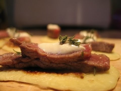 How to make Steak Canap&amp;eacute;s - Stop Motion Cookery