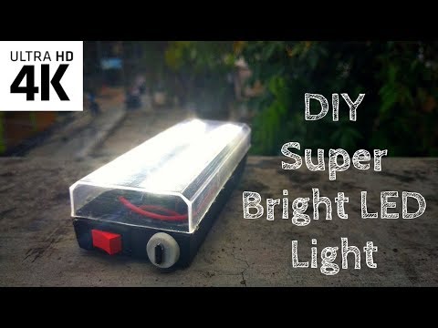 How to make Super Bright Flash Light With LED - DIY: Super Bright Light | Creative Creator