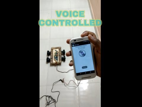 How to make VOICE CONTROLLED ROBOT