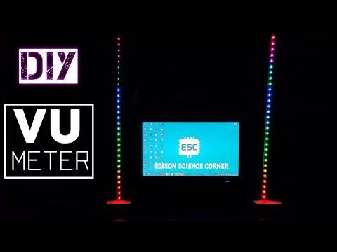 How to make VU METER using NEOPIXEL and ARDUINO RAINBOW