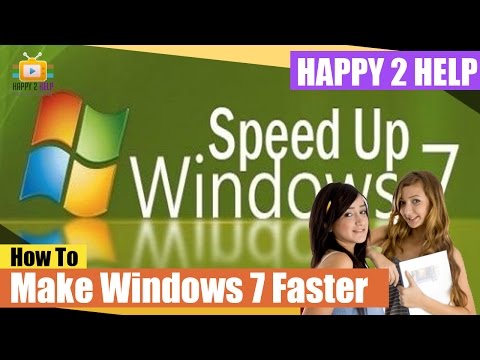 How to make Windows 7 faster by changing some basic settings - watch out for some tricks