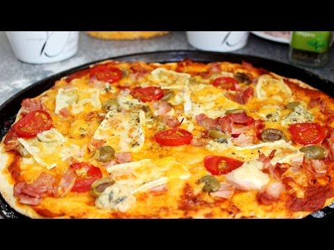 How to make a 3 Cheese Ham Delicious Simple Pizza