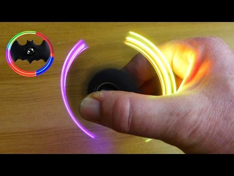 How to make a Batman LED Hand Fidget Spinner