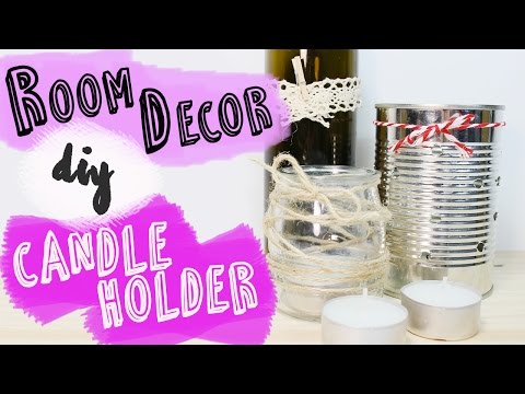 How to make a Candle Holder | 3 Easy DIY Room Decor