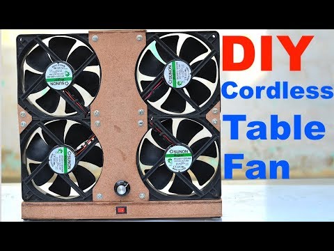 How to make a Cordless Table Fan