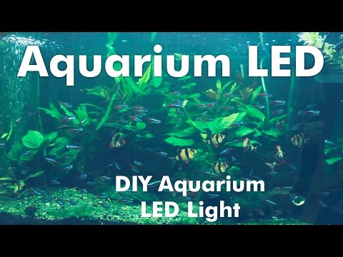 How to make a DIY Aquarium LED Light with RGB LED Strips