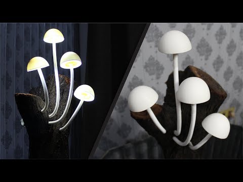 How to make a Decorative Mushroom Lights || DIY