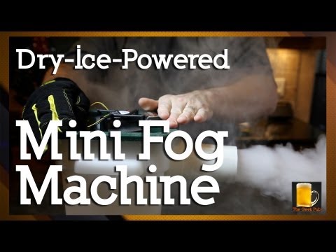 How to make a Dry-Ice Powered Mini Fog Machine