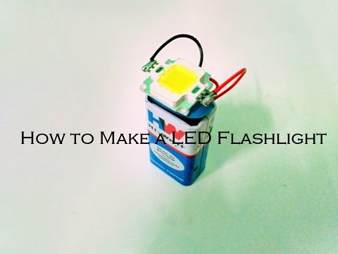 How to make a LED flashlight