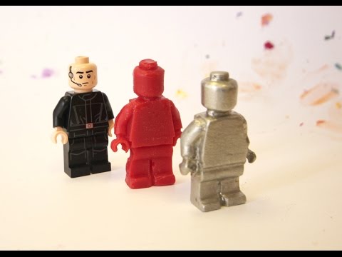 How to make a LEGO Minifig in candle wax and metal