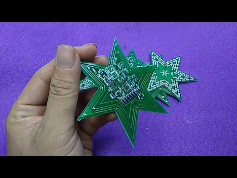 How to make a Led Flash / Flasher / Blinking LED lights Star Beauty With Simple Circuit.