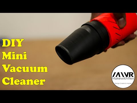 How to make a Mini Vacuum Cleaner || DIY MINI VACUUM CLEANER