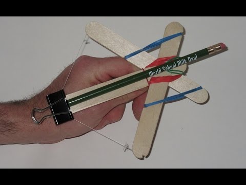 How to make a Popsicle Stick Crossbow