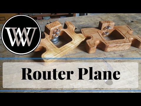 How to make a Router Plane With Handtools a Woodworking Project