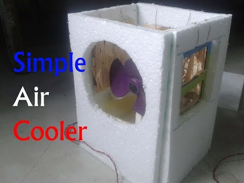 How to make a Simple Air Cooler - Low Cost