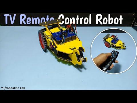 How to make a TV Remote Control Robot Car || #arduinoproject