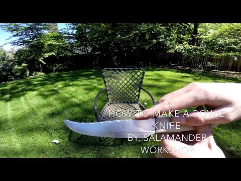 How to make a bowie knife