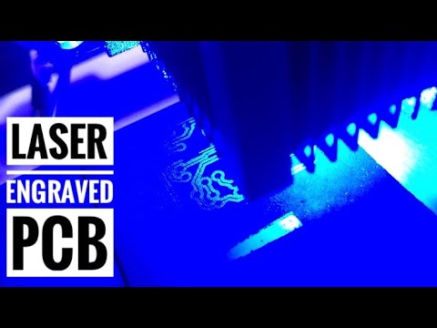 How to make a custom PCB using a low power laser engraver