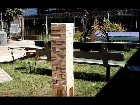 How to make a giant Jenga!