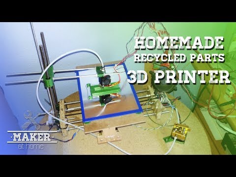 How to make a homemade recycled parts 3D printer (part 2)