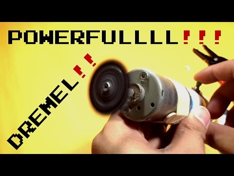 How to make a mini DREMEL TOOL!!!